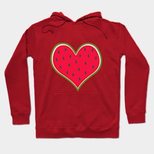 Heart shaped watermelon Hoodie